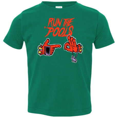 T-Shirts Kelly / 2T Run the Pools Toddler Premium T-Shirt