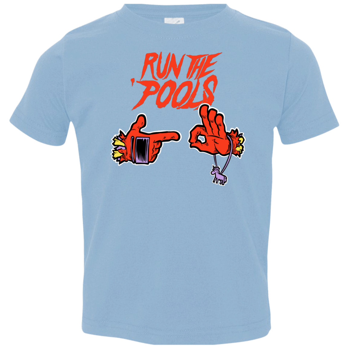 T-Shirts Light Blue / 2T Run the Pools Toddler Premium T-Shirt