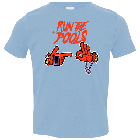 T-Shirts Light Blue / 2T Run the Pools Toddler Premium T-Shirt