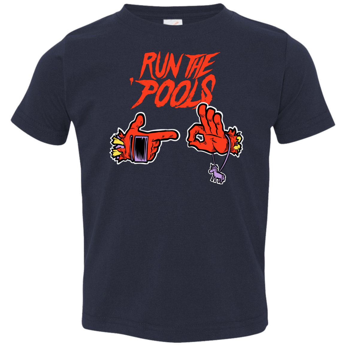 T-Shirts Navy / 2T Run the Pools Toddler Premium T-Shirt