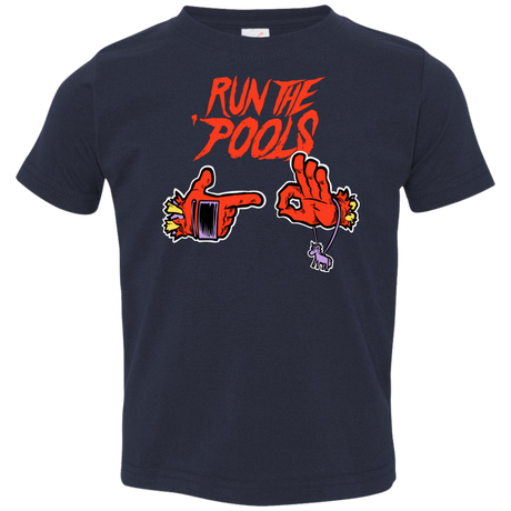 T-Shirts Navy / 2T Run the Pools Toddler Premium T-Shirt