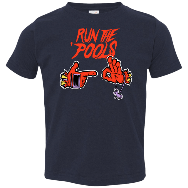 T-Shirts Navy / 2T Run the Pools Toddler Premium T-Shirt