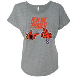 T-Shirts Premium Heather / X-Small Run the Pools Triblend Dolman Sleeve