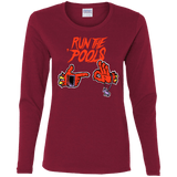 T-Shirts Cardinal / S Run the Pools Women's Long Sleeve T-Shirt