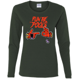 T-Shirts Forest / S Run the Pools Women's Long Sleeve T-Shirt