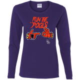 T-Shirts Purple / S Run the Pools Women's Long Sleeve T-Shirt