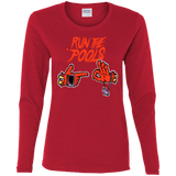 T-Shirts Red / S Run the Pools Women's Long Sleeve T-Shirt