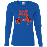 T-Shirts Royal / S Run the Pools Women's Long Sleeve T-Shirt