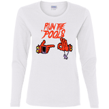 T-Shirts White / S Run the Pools Women's Long Sleeve T-Shirt