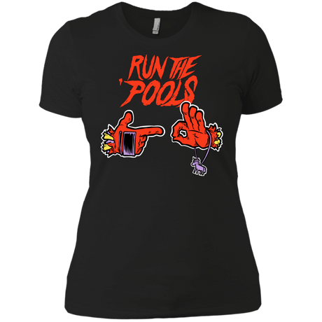 T-Shirts Black / X-Small Run the Pools Women's Premium T-Shirt