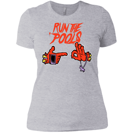 T-Shirts Heather Grey / X-Small Run the Pools Women's Premium T-Shirt