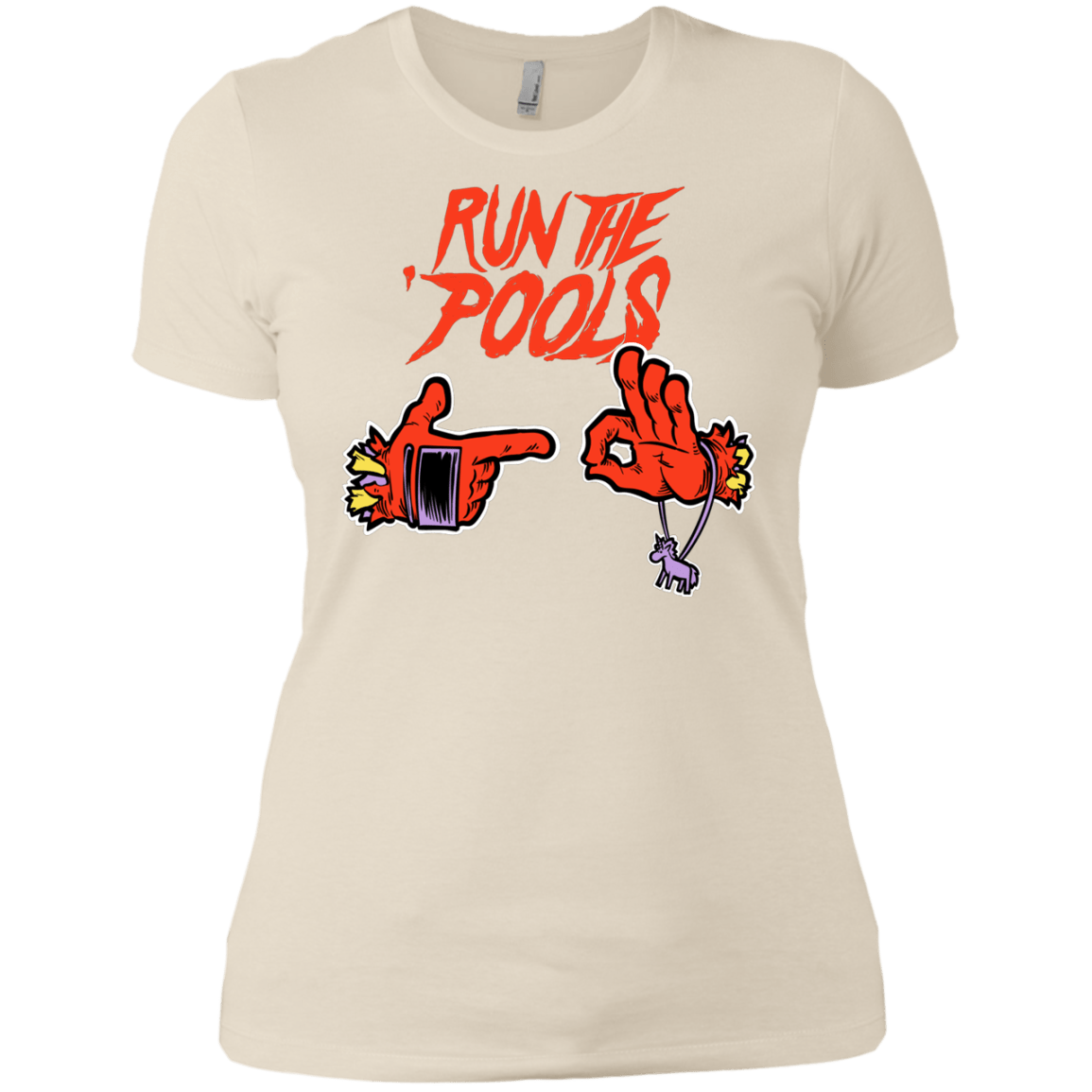 T-Shirts Ivory/ / X-Small Run the Pools Women's Premium T-Shirt