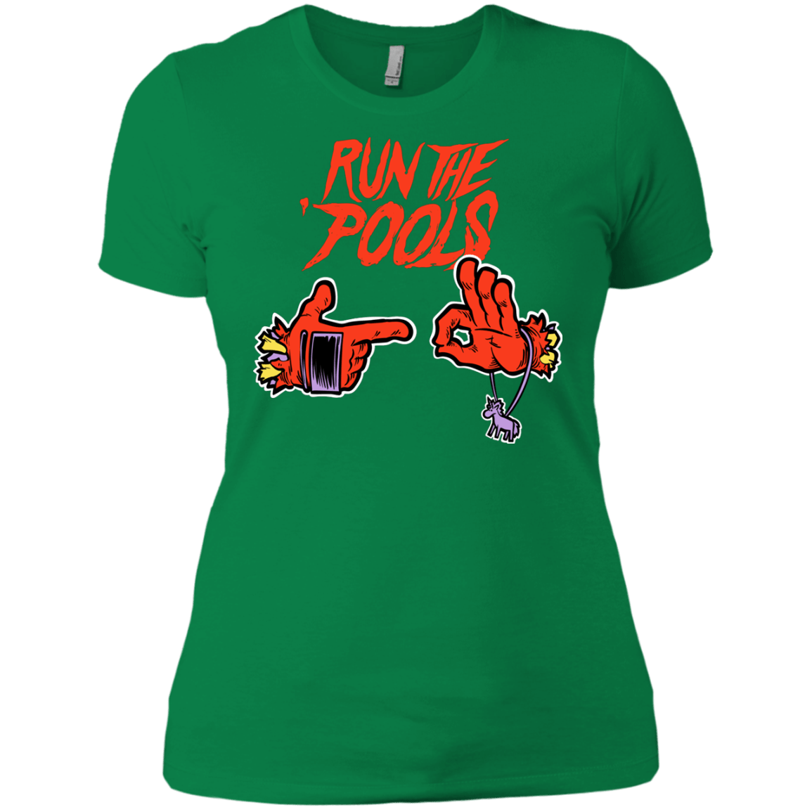 T-Shirts Kelly Green / X-Small Run the Pools Women's Premium T-Shirt