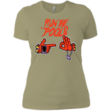 T-Shirts Light Olive / X-Small Run the Pools Women's Premium T-Shirt