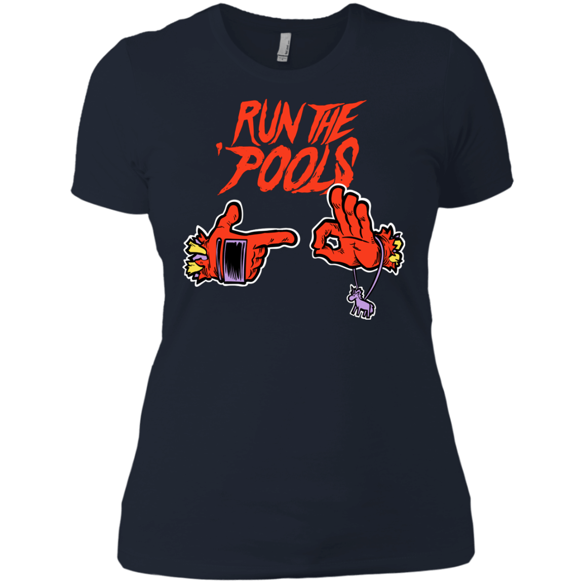 T-Shirts Midnight Navy / X-Small Run the Pools Women's Premium T-Shirt