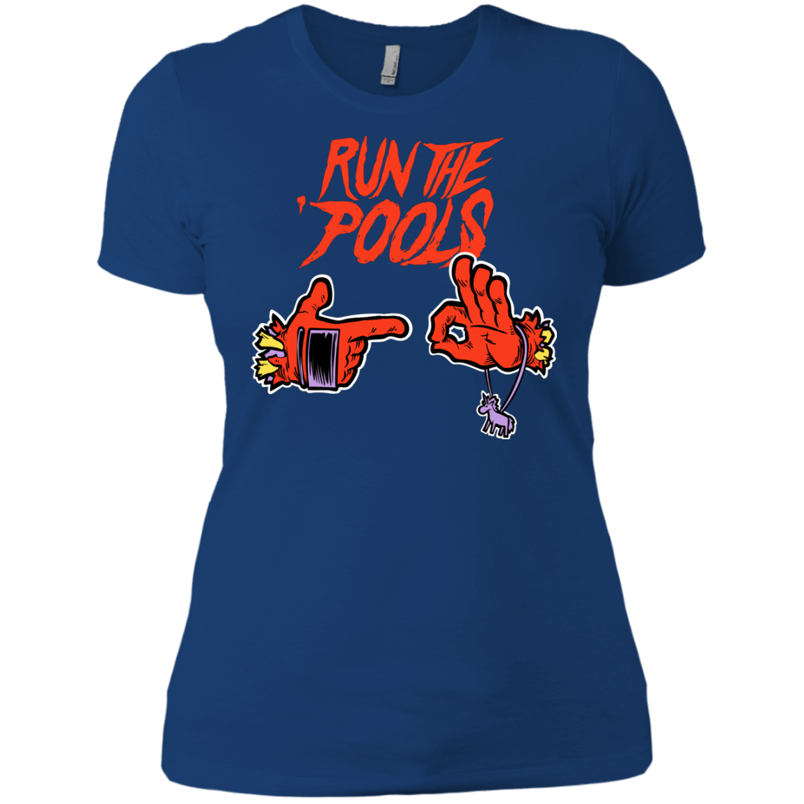 T-Shirts Royal / X-Small Run the Pools Women's Premium T-Shirt