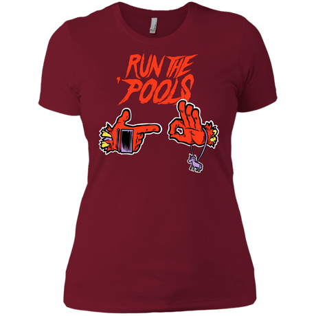 T-Shirts Scarlet / X-Small Run the Pools Women's Premium T-Shirt