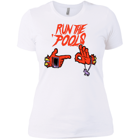 T-Shirts White / X-Small Run the Pools Women's Premium T-Shirt