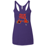 T-Shirts Purple Rush / X-Small Run the Pools Women's Triblend Racerback Tank