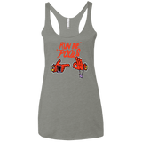 T-Shirts Venetian Grey / X-Small Run the Pools Women's Triblend Racerback Tank