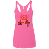 T-Shirts Vintage Pink / X-Small Run the Pools Women's Triblend Racerback Tank