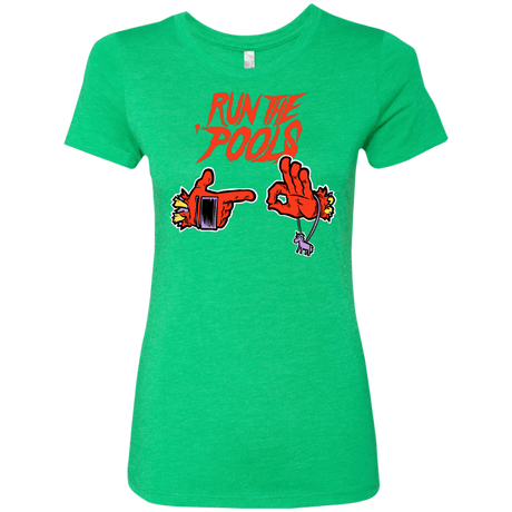 T-Shirts Envy / S Run the Pools Women's Triblend T-Shirt