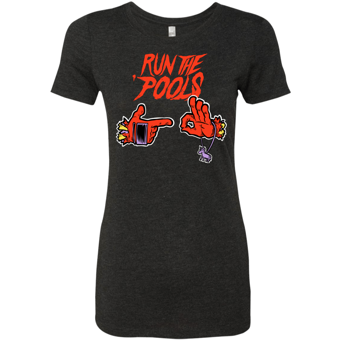 T-Shirts Vintage Black / S Run the Pools Women's Triblend T-Shirt