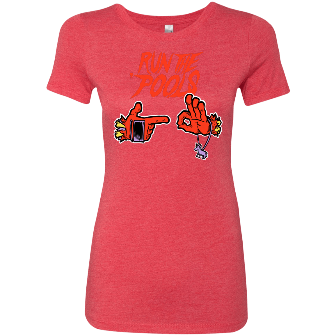 T-Shirts Vintage Red / S Run the Pools Women's Triblend T-Shirt