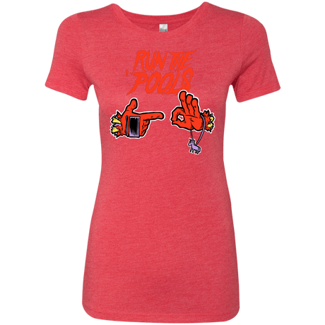 T-Shirts Vintage Red / S Run the Pools Women's Triblend T-Shirt