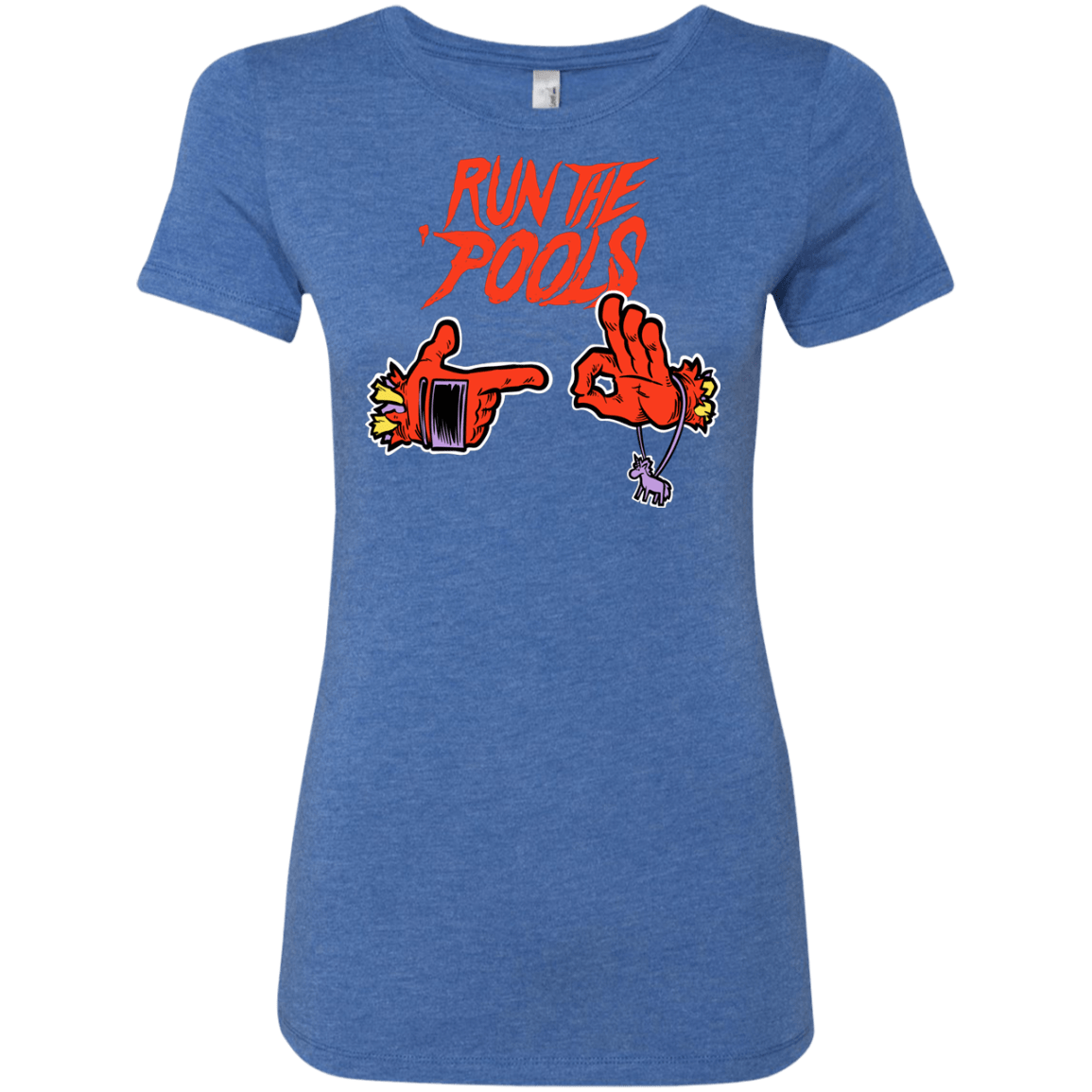 T-Shirts Vintage Royal / S Run the Pools Women's Triblend T-Shirt