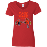 T-Shirts Red / S Run the Pools Women's V-Neck T-Shirt