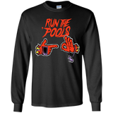 T-Shirts Black / YS Run the Pools Youth Long Sleeve T-Shirt