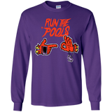 T-Shirts Purple / YS Run the Pools Youth Long Sleeve T-Shirt