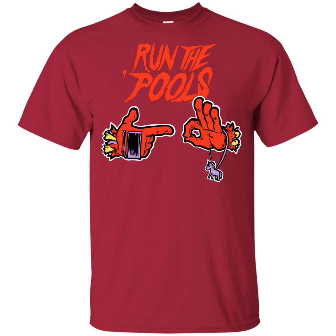 T-Shirts Cardinal / YXS Run the Pools Youth T-Shirt