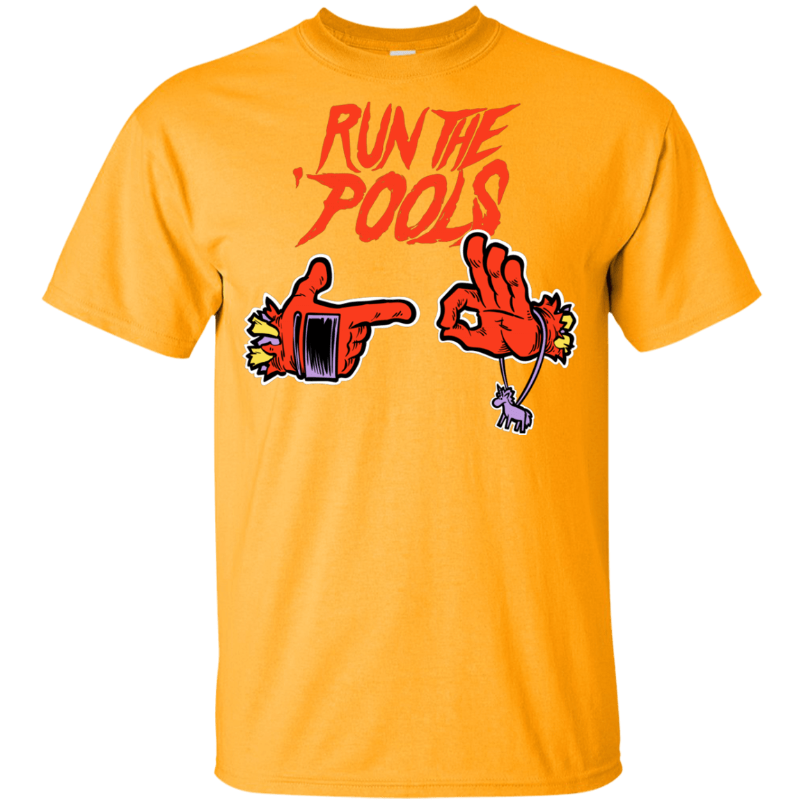 T-Shirts Gold / YXS Run the Pools Youth T-Shirt