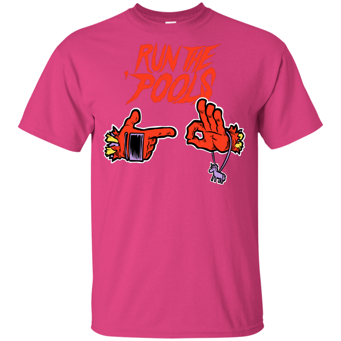 T-Shirts Heliconia / YXS Run the Pools Youth T-Shirt