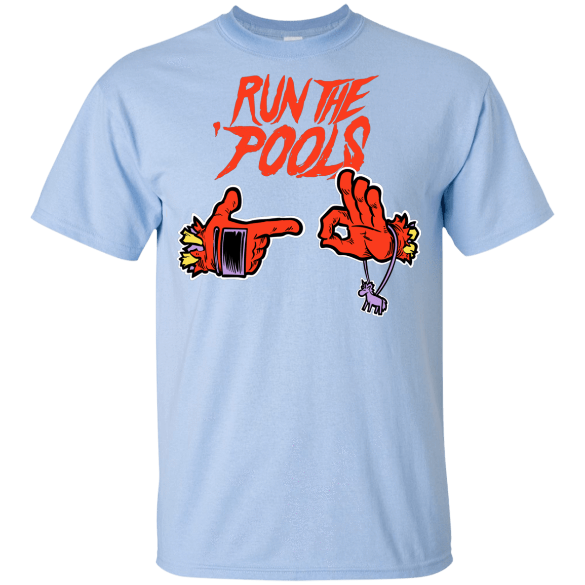 T-Shirts Light Blue / YXS Run the Pools Youth T-Shirt