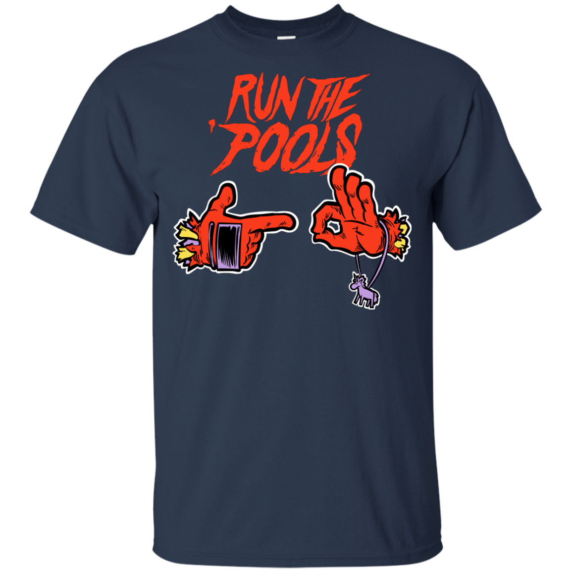 T-Shirts Navy / YXS Run the Pools Youth T-Shirt