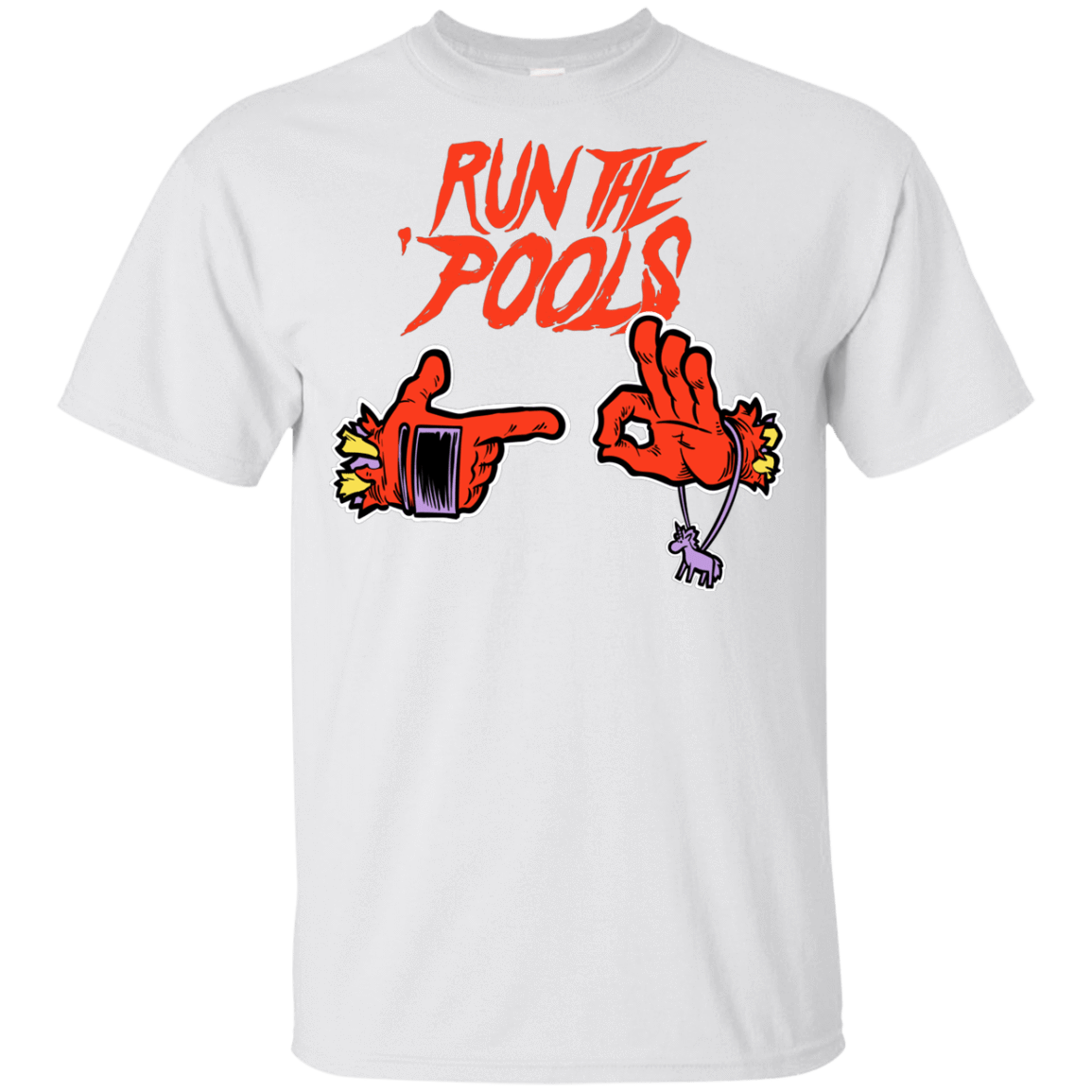 T-Shirts White / YXS Run the Pools Youth T-Shirt