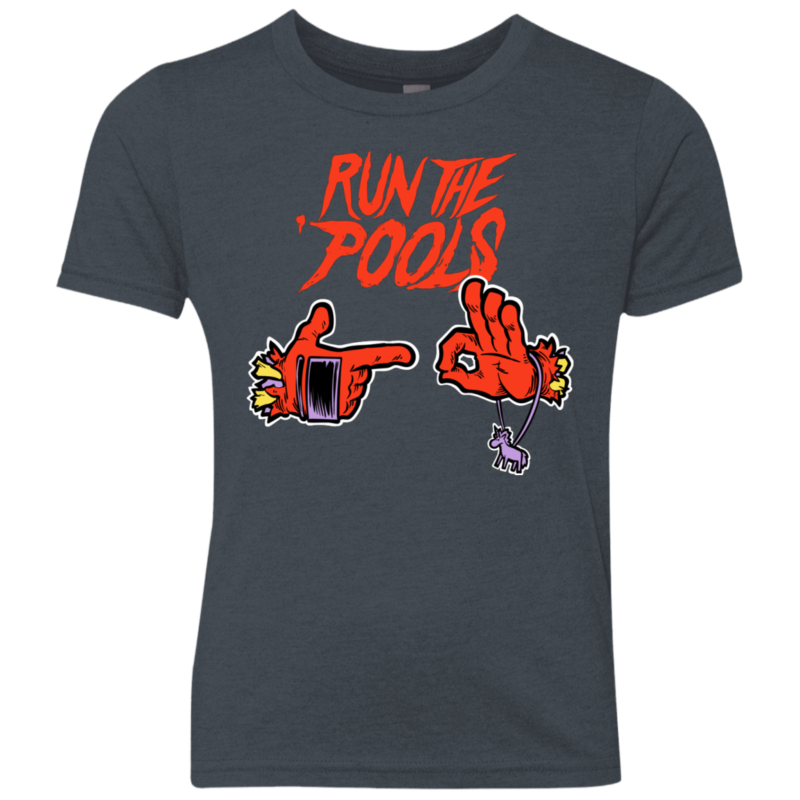 T-Shirts Vintage Navy / YXS Run the Pools Youth Triblend T-Shirt
