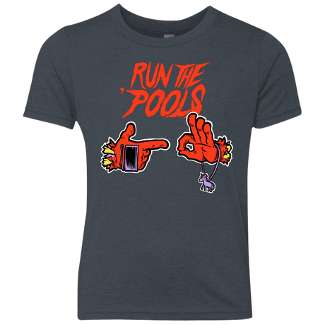 T-Shirts Vintage Navy / YXS Run the Pools Youth Triblend T-Shirt