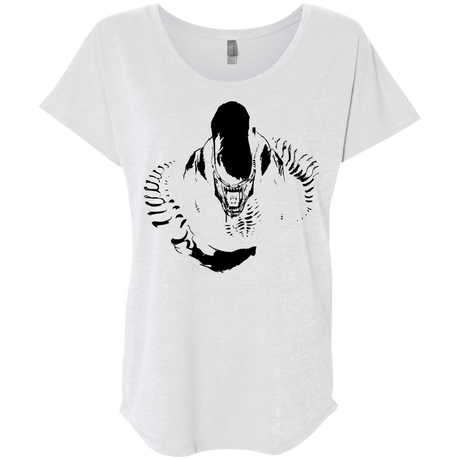 T-Shirts Heather White / X-Small Run Triblend Dolman Sleeve