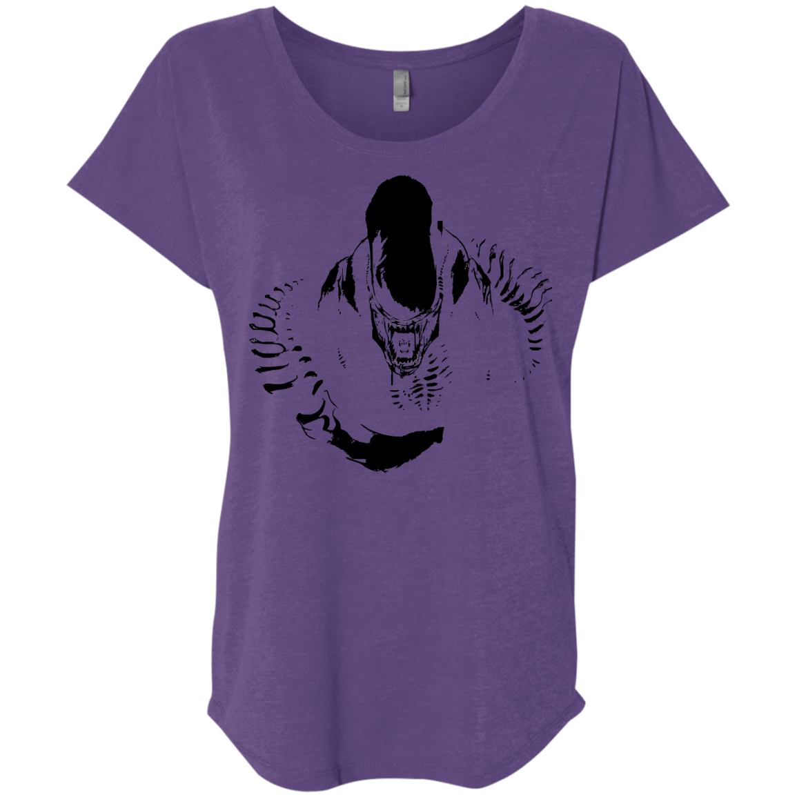 T-Shirts Purple Rush / X-Small Run Triblend Dolman Sleeve