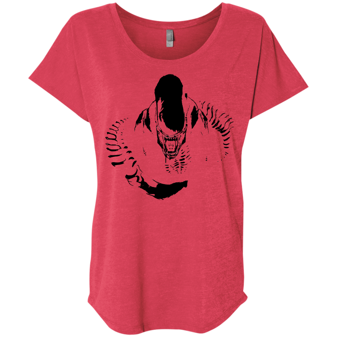 T-Shirts Vintage Red / X-Small Run Triblend Dolman Sleeve