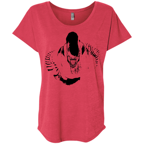 T-Shirts Vintage Red / X-Small Run Triblend Dolman Sleeve