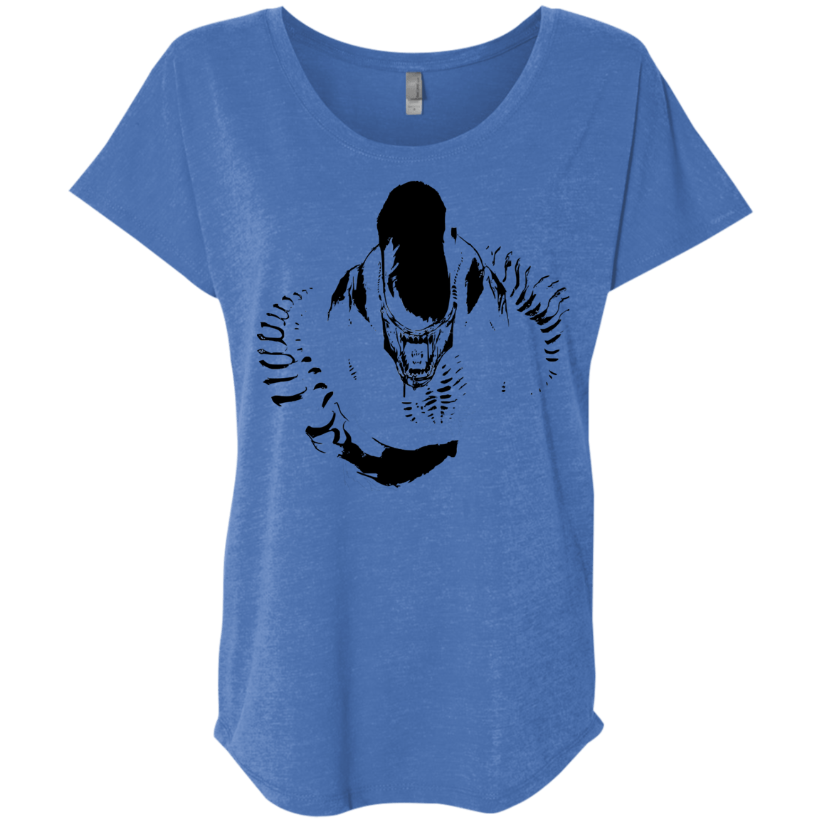 T-Shirts Vintage Royal / X-Small Run Triblend Dolman Sleeve