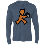 T-Shirts Indigo / X-Small RUN Triblend Long Sleeve Hoodie Tee