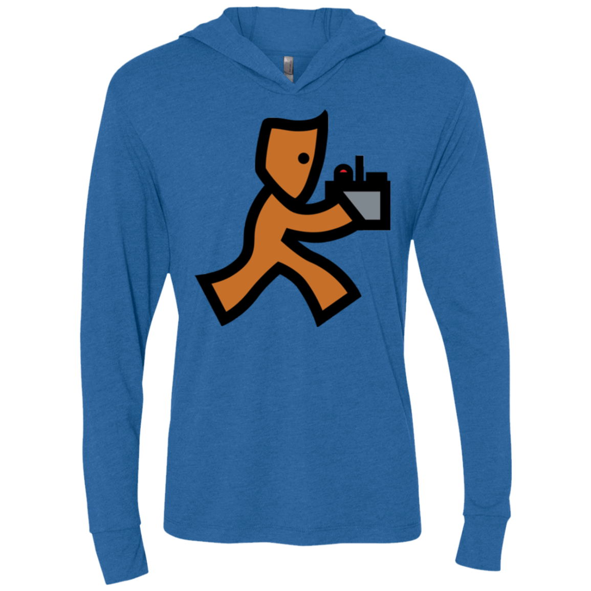 T-Shirts Vintage Royal / X-Small RUN Triblend Long Sleeve Hoodie Tee