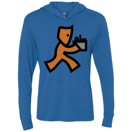 T-Shirts Vintage Royal / X-Small RUN Triblend Long Sleeve Hoodie Tee