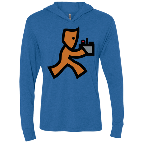 T-Shirts Vintage Royal / X-Small RUN Triblend Long Sleeve Hoodie Tee